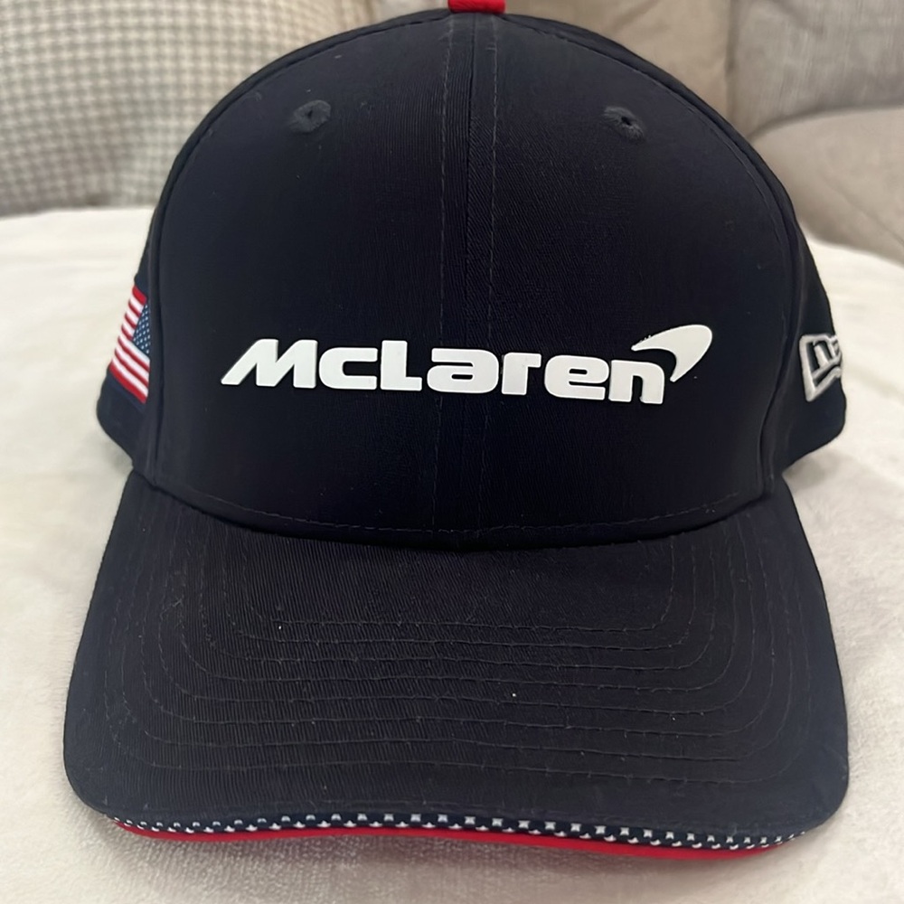 McLaren F1 Special Edition USA Grand Prix New Era 9FIFTY Hat Navy